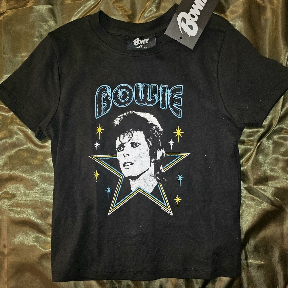 NWT David Bowie Crop Top